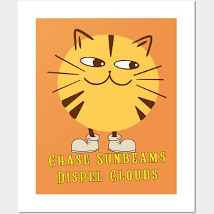 Chase Sunbeams Dispel Clouds Posters and Art